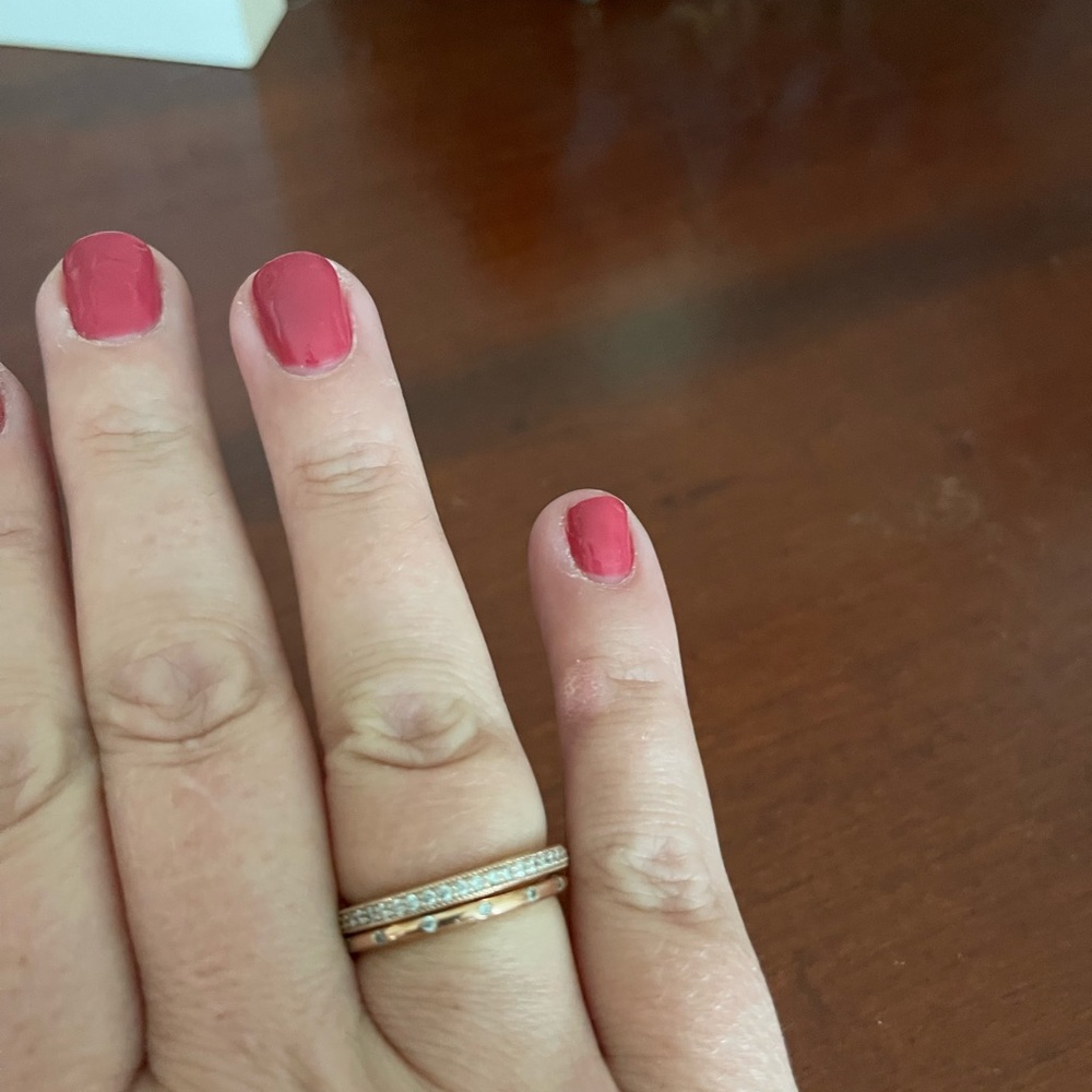 Pandora rose gold rings